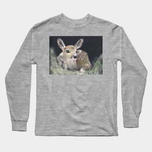 Spring Visitor -Fawn Long Sleeve T-Shirt